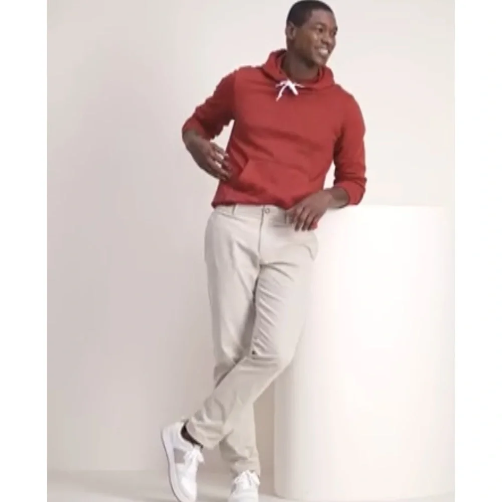 Old Navy Ultimate Slim Built-In Flex Chino Khakis Pants Beige Size 36 x 32